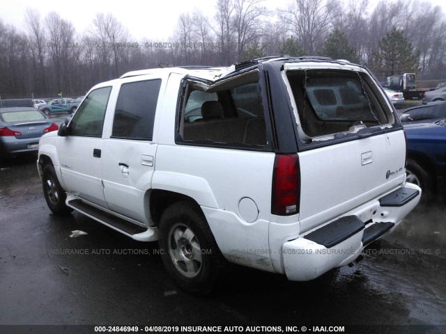 1GYEK13R7XR412819 - 1999 CADILLAC ESCALADE WHITE photo 3