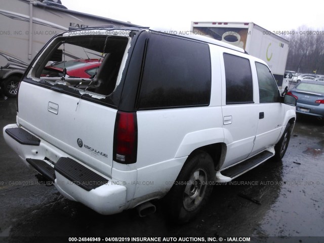 1GYEK13R7XR412819 - 1999 CADILLAC ESCALADE WHITE photo 4