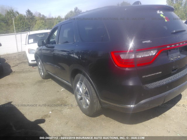 1C4RDHDG9GC361432 - 2016 DODGE DURANGO LIMITED BLACK photo 3