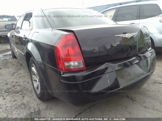 2C3LA43R17H784095 - 2007 CHRYSLER 300 BLACK photo 3