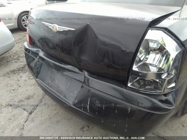 2C3LA43R17H784095 - 2007 CHRYSLER 300 BLACK photo 6