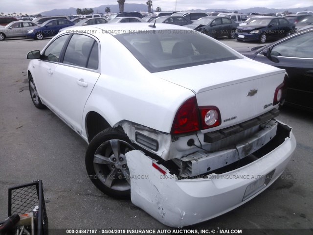 1G1ZF57539F160560 - 2009 CHEVROLET MALIBU HYBRID WHITE photo 3