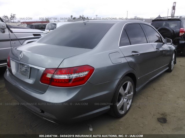 WDDHF5GB8AA261688 - 2010 MERCEDES-BENZ E 350 GRAY photo 4