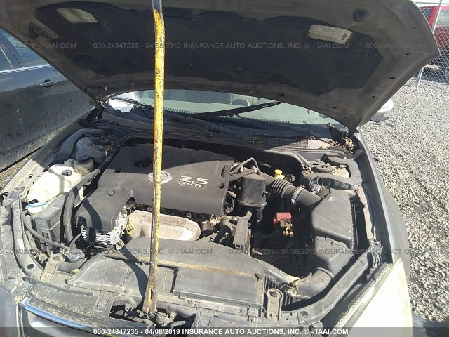 1N4AL11D83C273862 - 2003 NISSAN ALTIMA S/SL GRAY photo 10