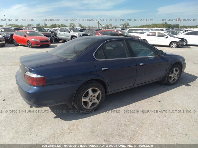 19UUA56663A021622 - 2003 ACURA 3.2TL BLUE photo 4