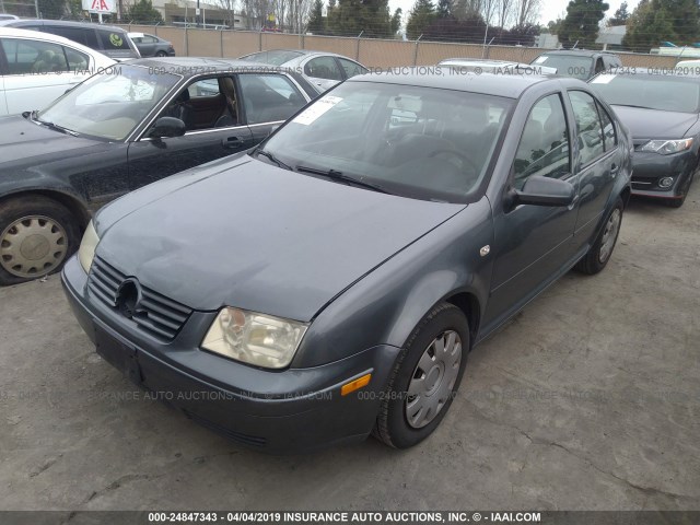 3VWRK69M73M197063 - 2003 VOLKSWAGEN JETTA GL GRAY photo 2