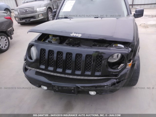 1C4NJPFA1FD350329 - 2015 JEEP PATRIOT LATITUDE BLACK photo 6