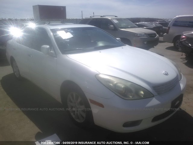 JTHBF30G830145960 - 2003 LEXUS ES 300 WHITE photo 1