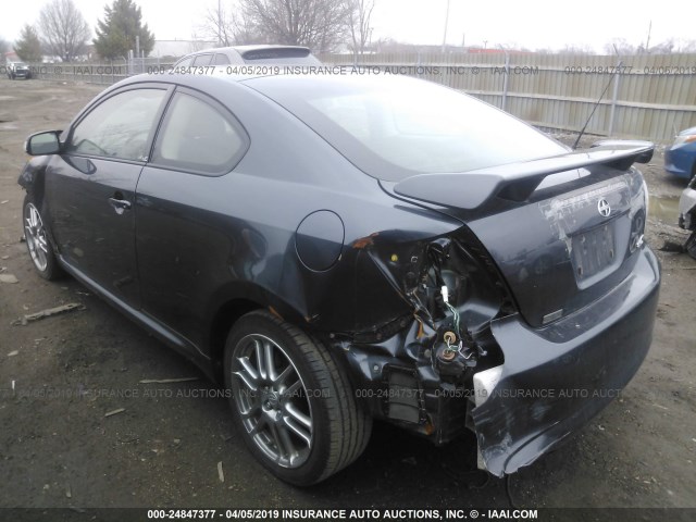 JTKDE167480251329 - 2008 TOYOTA SCION TC GRAY photo 3