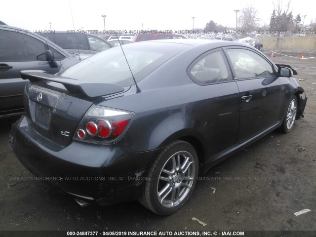 JTKDE167480251329 - 2008 TOYOTA SCION TC GRAY photo 4