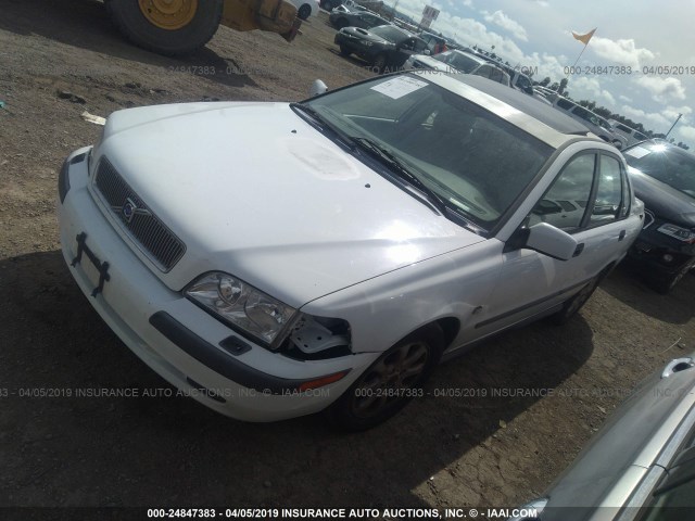 YV1VS29522F849132 - 2002 VOLVO S40 1.9T WHITE photo 2