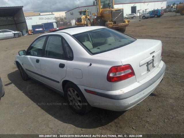 YV1VS29522F849132 - 2002 VOLVO S40 1.9T WHITE photo 3