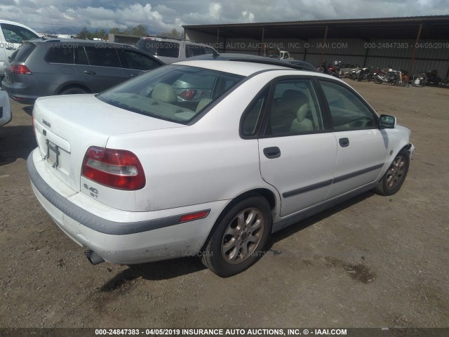 YV1VS29522F849132 - 2002 VOLVO S40 1.9T WHITE photo 4