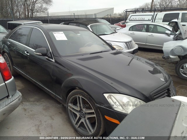 WDDNG71X57A121798 - 2007 MERCEDES-BENZ S 550 BLACK photo 1