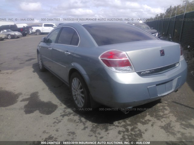 1G8ZV57787F166082 - 2007 SATURN AURA XR BLUE photo 3