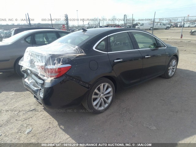 1G4PT5SV4D4248225 - 2013 BUICK VERANO PREMIUM GRAY photo 4