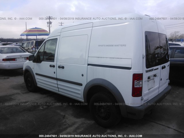 NM0LS7CN5DT142773 - 2013 FORD TRANSIT CONNECT XL WHITE photo 3