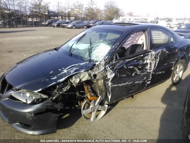 1YVHP84D245N94720 - 2004 MAZDA 6 S GRAY photo 2