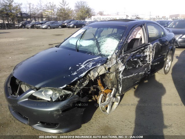 1YVHP84D245N94720 - 2004 MAZDA 6 S GRAY photo 6