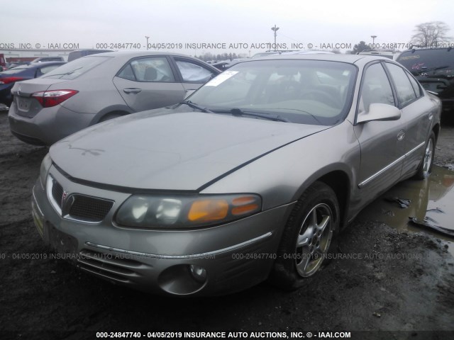 1G2HX54K714244038 - 2001 PONTIAC BONNEVILLE SE BROWN photo 2