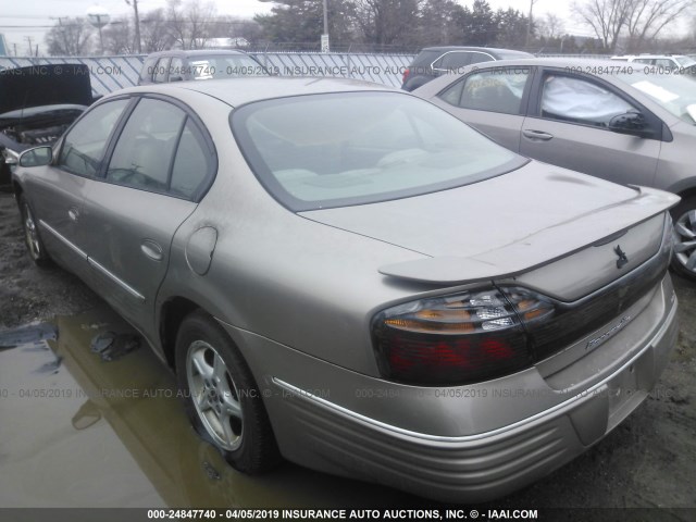 1G2HX54K714244038 - 2001 PONTIAC BONNEVILLE SE BROWN photo 3