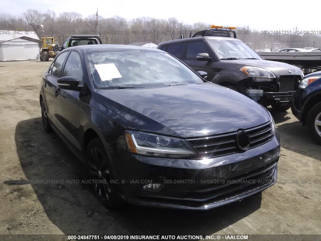 3VWD17AJ9JM241839 - 2018 VOLKSWAGEN JETTA SPORT BLACK photo 1