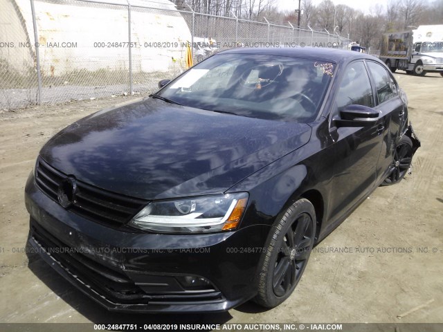 3VWD17AJ9JM241839 - 2018 VOLKSWAGEN JETTA SPORT BLACK photo 2