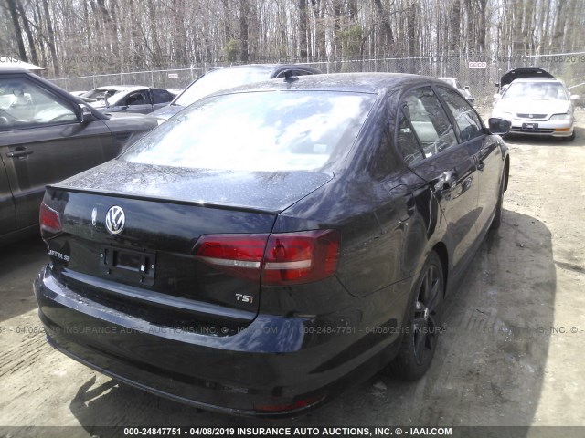 3VWD17AJ9JM241839 - 2018 VOLKSWAGEN JETTA SPORT BLACK photo 4