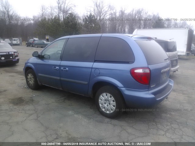 1A4GJ45R07B122988 - 2007 CHRYSLER TOWN & COUNTRY LX BLUE photo 3