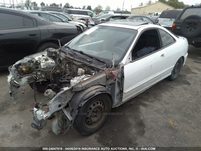 JH4DC2382WS001720 - 1998 ACURA INTEGRA GSR WHITE photo 2