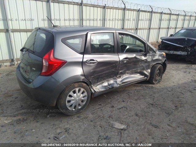 3N1CE2CP3GL361161 - 2016 NISSAN VERSA NOTE S/S PLUS/SV/SL/SR GRAY photo 4