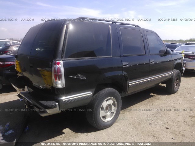 1GKEK13RXXJ729812 - 1999 GMC YUKON BLACK photo 4