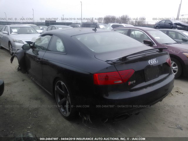 WUAC6AFR7DA903112 - 2013 AUDI RS5 BLACK photo 3