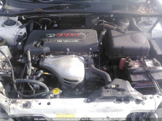 4T1BE32K65U601385 - 2005 TOYOTA CAMRY LE/XLE/SE WHITE photo 10