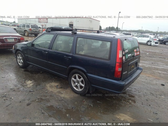 YV1LW5672W2424915 - 1998 VOLVO V70 GLT BLUE photo 3