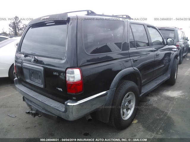 JT3GN86R710189546 - 2001 TOYOTA 4RUNNER SR5 BLACK photo 4