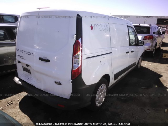 NM0LS7E77G1271550 - 2016 FORD TRANSIT CONNECT XL WHITE photo 4