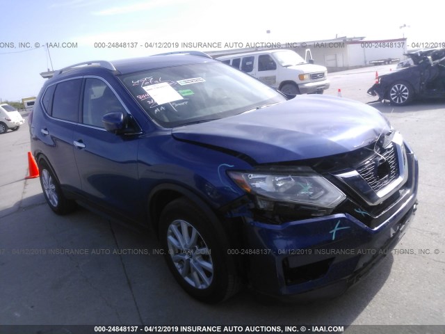 JN8AT2MT6KW500650 - 2019 NISSAN ROGUE S/SV BLUE photo 1