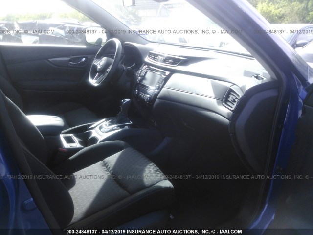 JN8AT2MT6KW500650 - 2019 NISSAN ROGUE S/SV BLUE photo 5