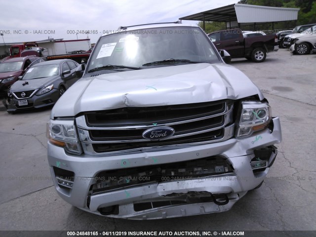 1FMJK2AT1HEA74704 - 2017 FORD EXPEDITION EL LIMITED SILVER photo 6