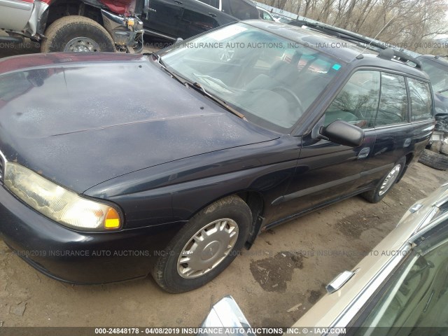 4S3BK6358S6320681 - 1995 SUBARU LEGACY L/OUTBACK BLUE photo 2