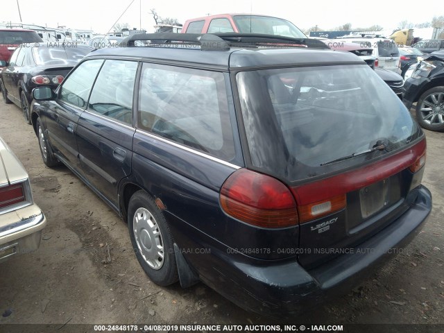 4S3BK6358S6320681 - 1995 SUBARU LEGACY L/OUTBACK BLUE photo 3