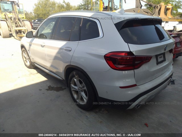 5UXTR9C58JLD57359 - 2018 BMW X3 XDRIVEM40I WHITE photo 3