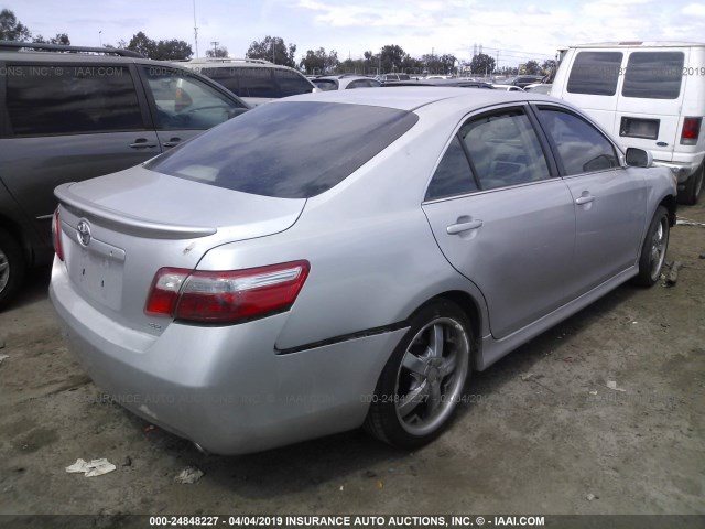 4T1BK46K59U579507 - 2009 TOYOTA CAMRY SE/LE/XLE SILVER photo 4