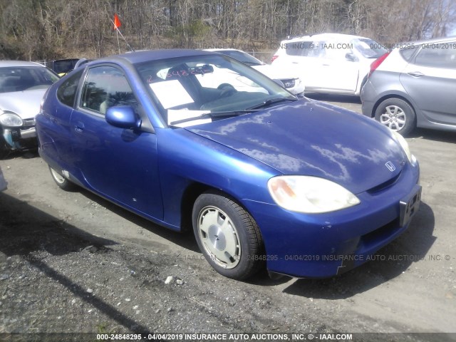 JHMZE13501T001413 - 2001 HONDA INSIGHT BLUE photo 1