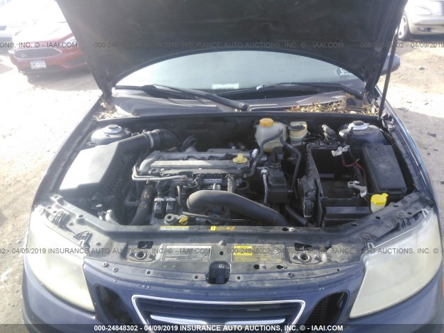 YS3FD49Y851027648 - 2005 SAAB 9-3 ARC Dark Blue photo 10