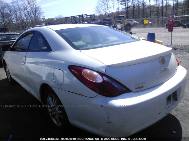 4T1CE30P74U803167 - 2004 TOYOTA CAMRY SOLARA SE/SLE WHITE photo 3