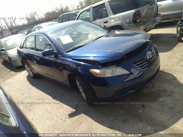 JTNBE46K073001728 - 2007 TOYOTA CAMRY NEW GENERAT CE/LE/XLE/SE BLUE photo 1