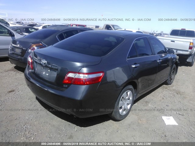 4T1BE46K09U800700 - 2009 TOYOTA CAMRY SE/LE/XLE GRAY photo 4