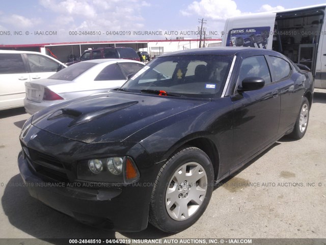 2B3KA43R47H644650 - 2007 DODGE CHARGER SE/SXT BLACK photo 2